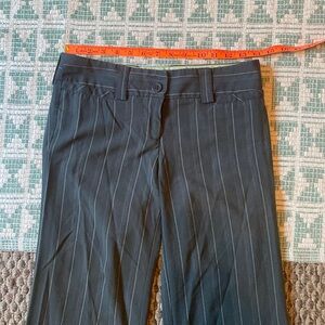 Vintage flare low rise stripe pants